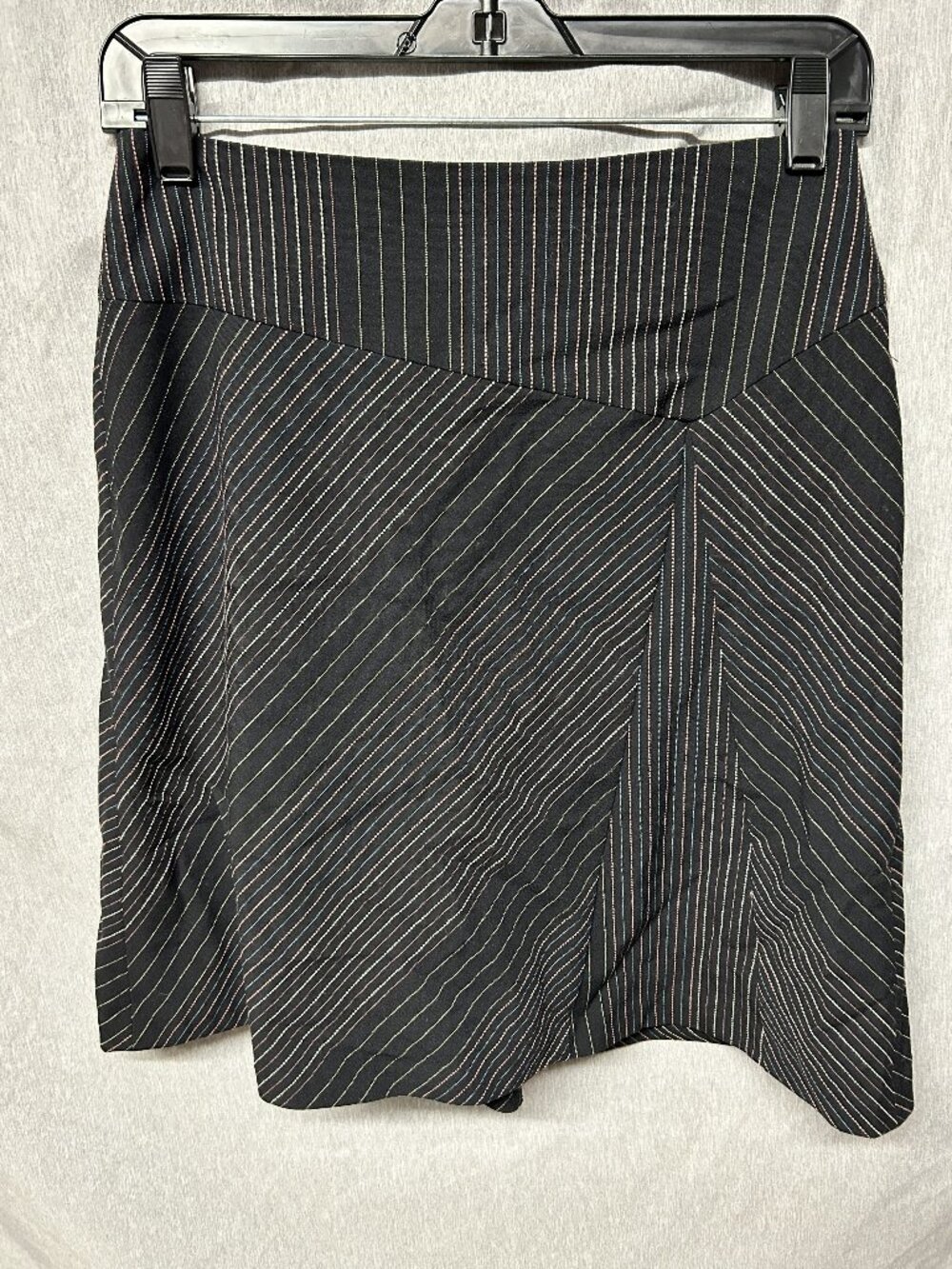 Ann Taylor Loft Pinstripe A-Line Skirt
